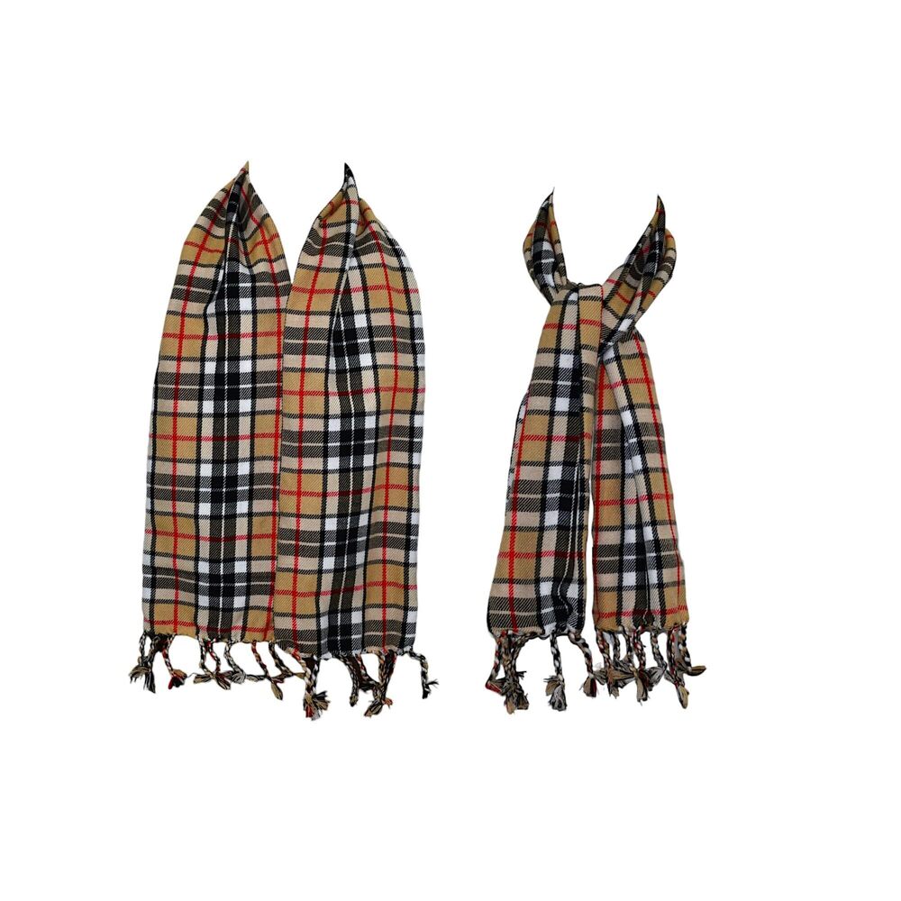 5422 Scottish Tartan Acrylic Wool Muffler/scarf | Soft & Warm Winter